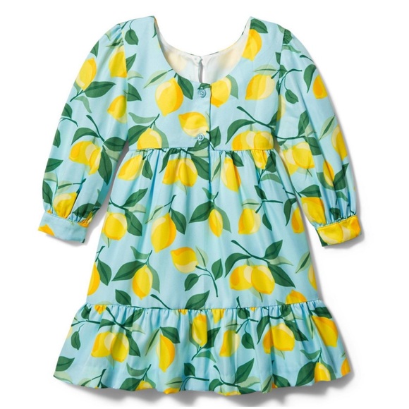 Janie and Jack Lemon Dress - Picture 2 of 10